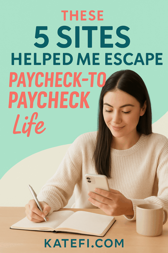 These 5 Sites Helped Me Escape Paycheck-to-Paycheck Life