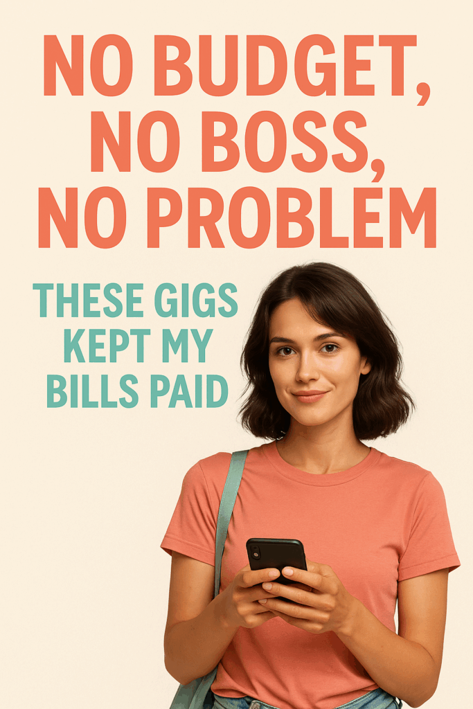 No Budget, No Boss, No Problem — These Gigs Kept My Bills Paid