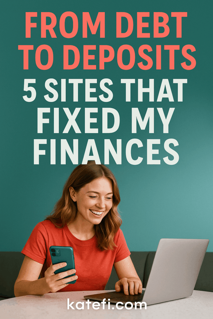 From Debt to Deposits: 5 Sites That Fixed My Finances