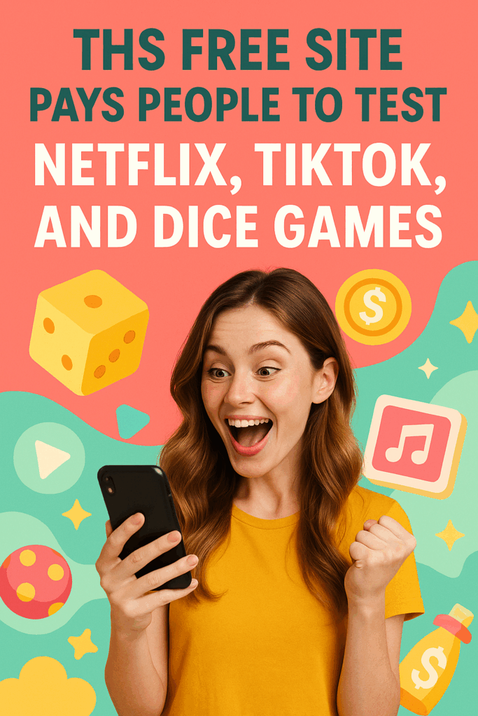 This Free Site Pays People to Test Netflix, TikTok, and Dice Games