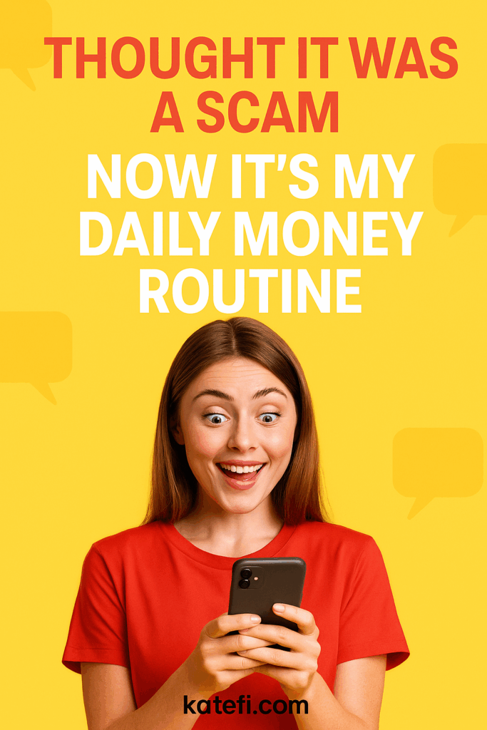 I Thought It Was a Scam — Now It’s My Daily Money Routine