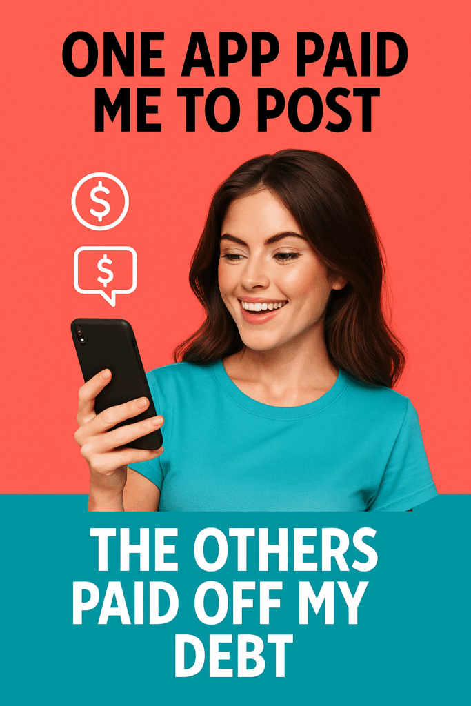 This One App Paid Me to Post — The Others Paid Off My Debt
