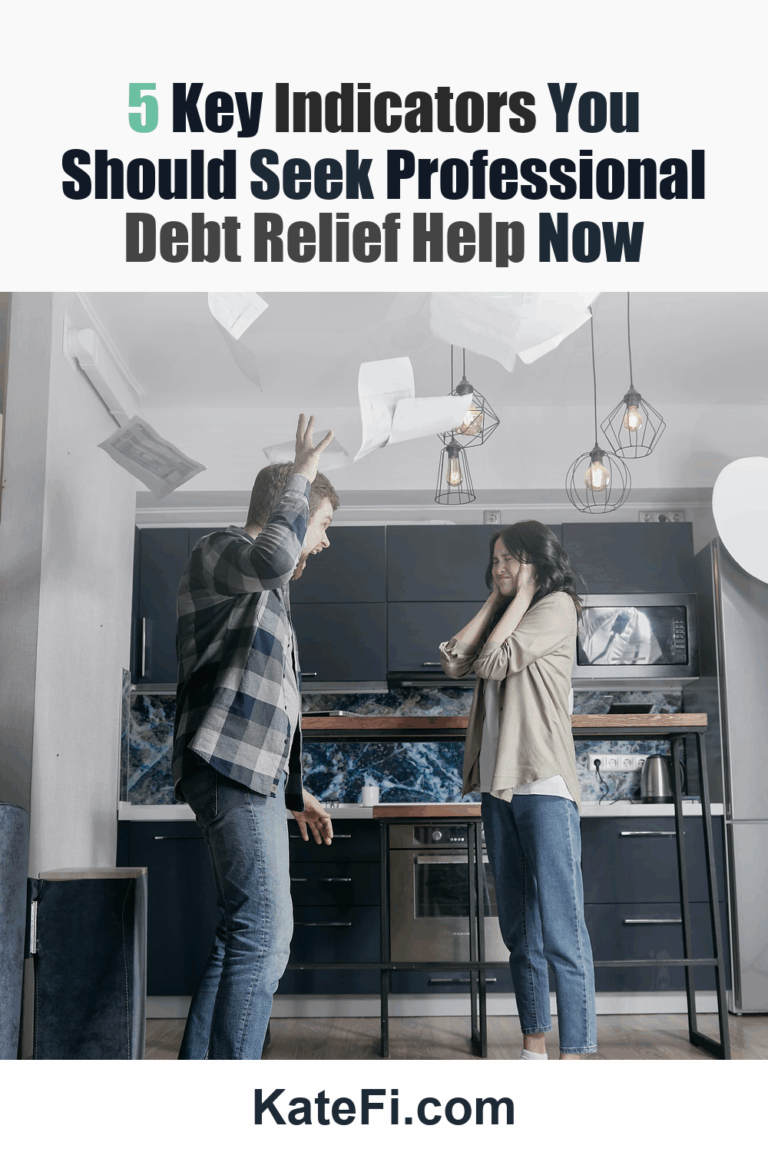 5 Key Indicators You Should Seek Professional Debt Relief Help Now – Pinterest cover