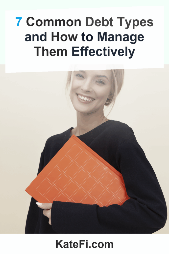 7 Common Debt Types and How to Manage Them Effectively – Pinterest cover