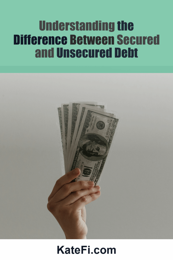 Understanding the Difference Between Secured and Unsecured Debt – Pinterest cover