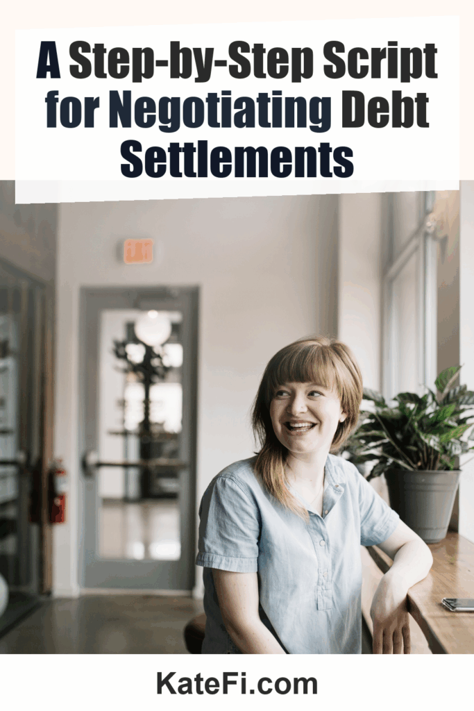 A Step-by-Step Script for Negotiating Debt Settlements – Pinterest cover