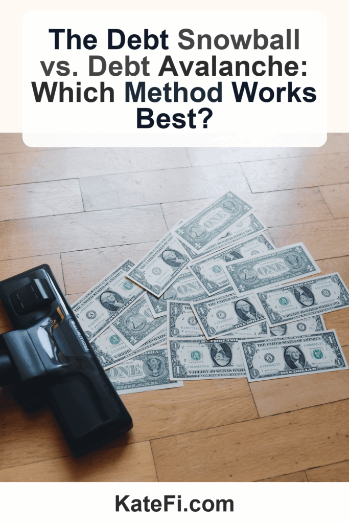 The Debt Snowball vs. Debt Avalanche: Which Method Works Best? – Pinterest cover