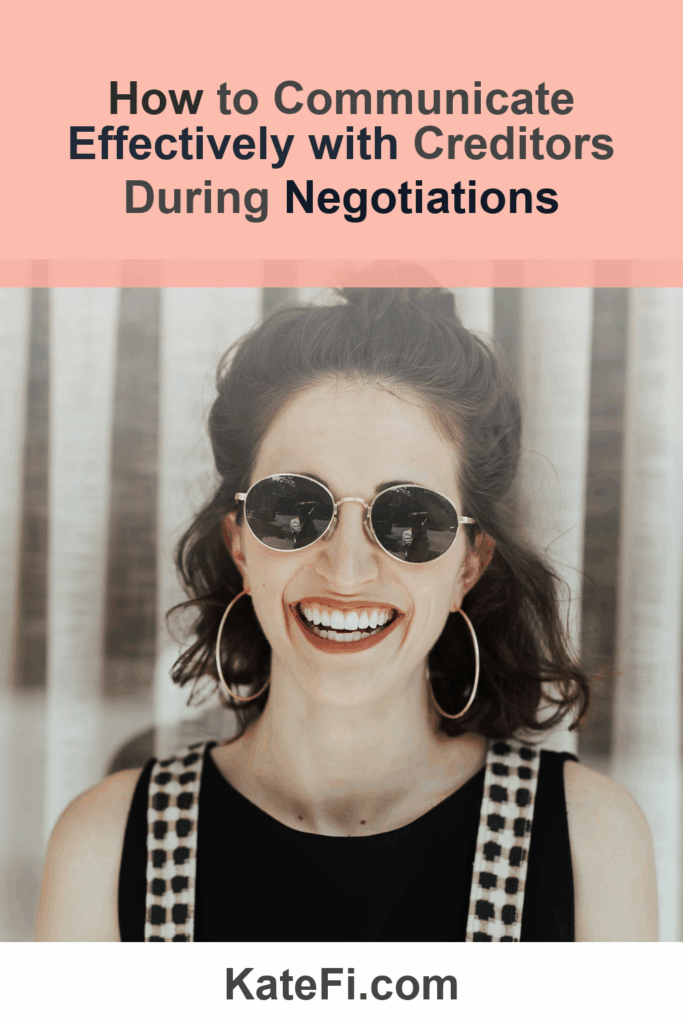 How to Communicate Effectively with Creditors During Negotiations – Pinterest cover