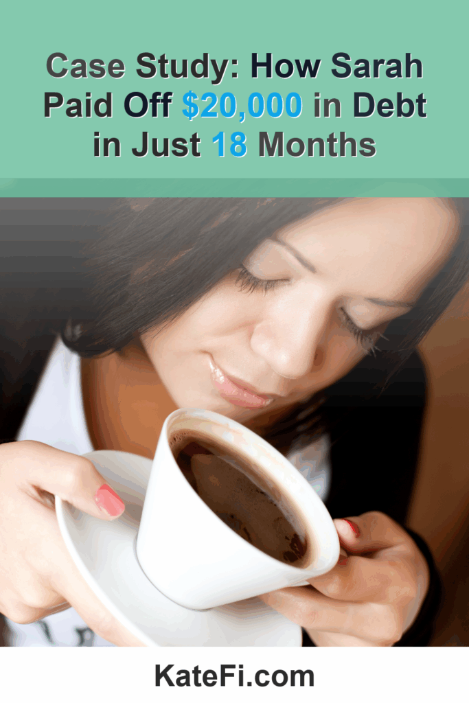 Case Study: How Sarah Paid Off $20,000 in Debt in Just 18 Months – Pinterest cover