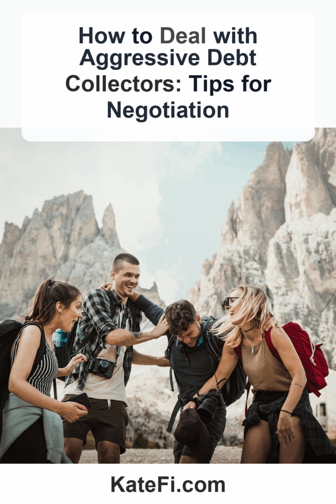 How to Deal with Aggressive Debt Collectors: Tips for Negotiation – Pinterest cover