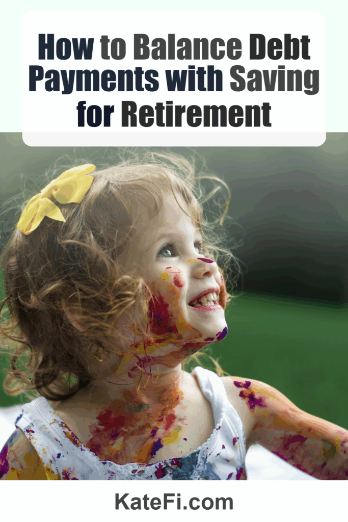 How to Balance Debt Payments with Saving for Retirement – Pinterest cover