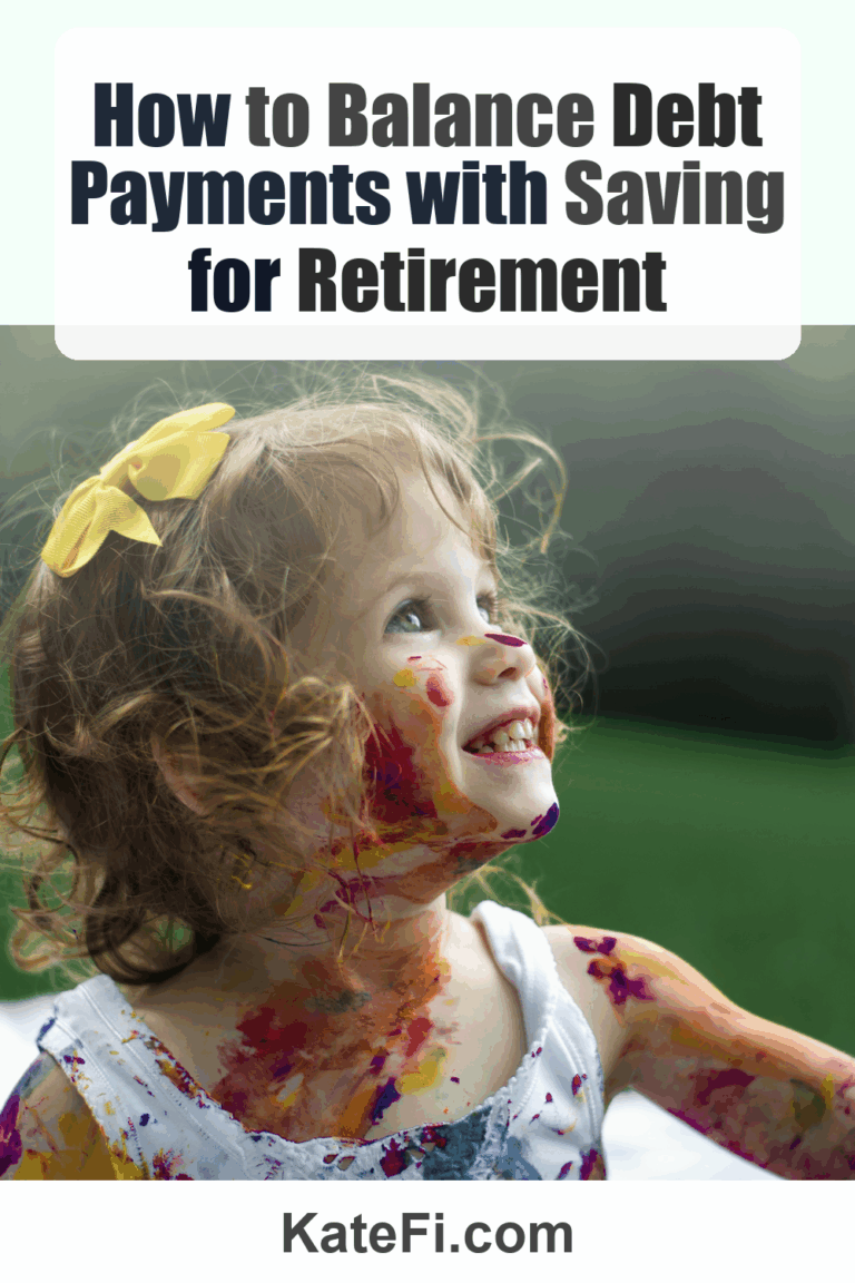 How to Balance Debt Payments with Saving for Retirement – Pinterest cover