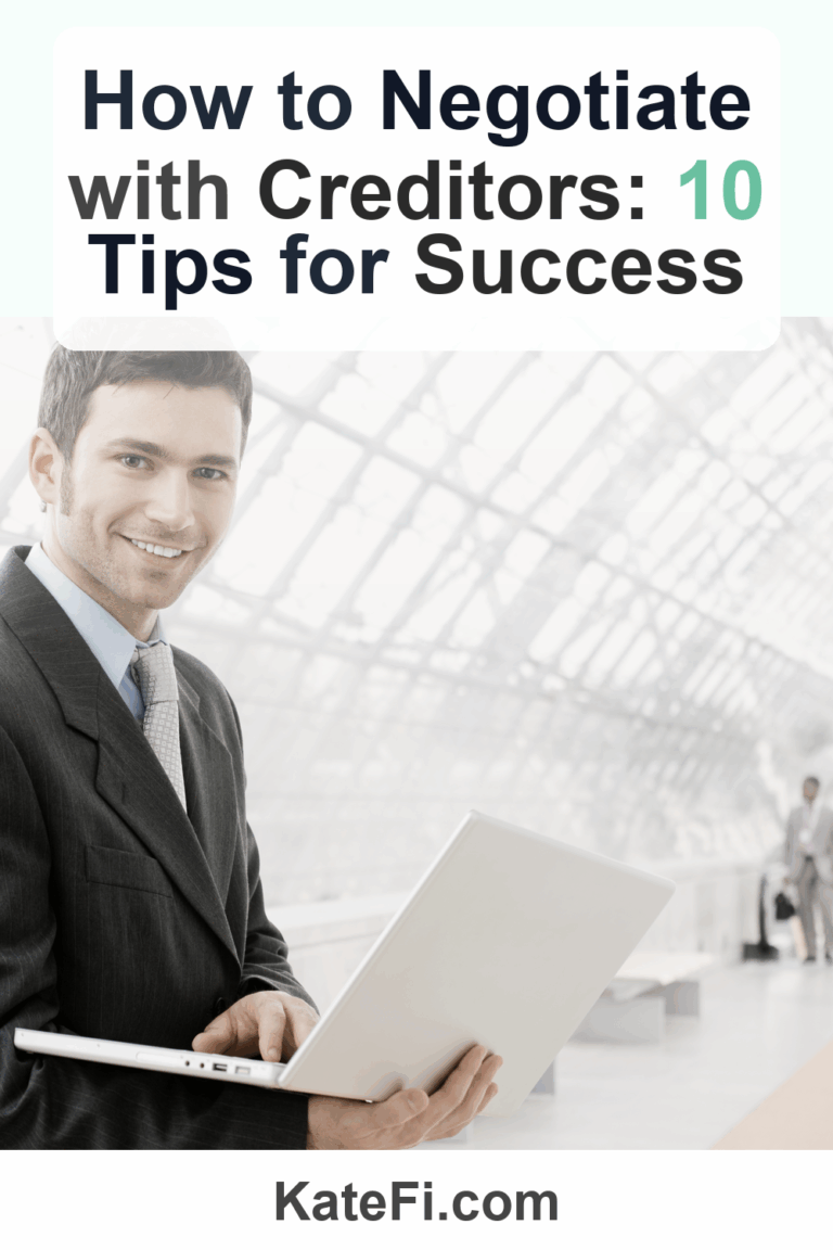 How to Negotiate with Creditors: 10 Tips for Success – Pinterest cover