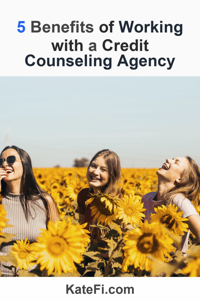 5 Benefits of Working with a Credit Counseling Agency – Pinterest cover