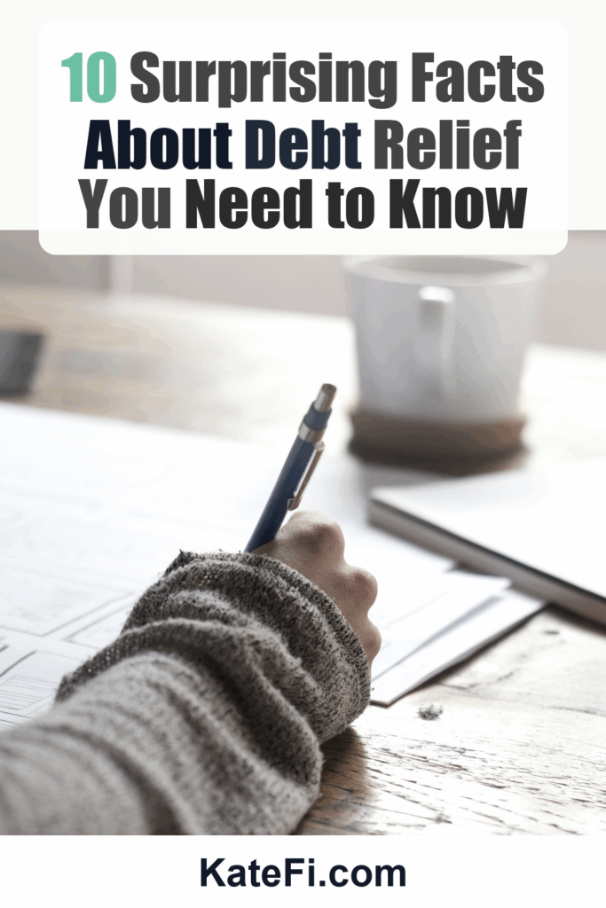 10 Surprising Facts About Debt Relief You Need to Know – Pinterest cover