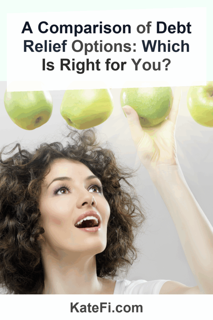 A Comparison of Debt Relief Options: Which Is Right for You? – Pinterest cover