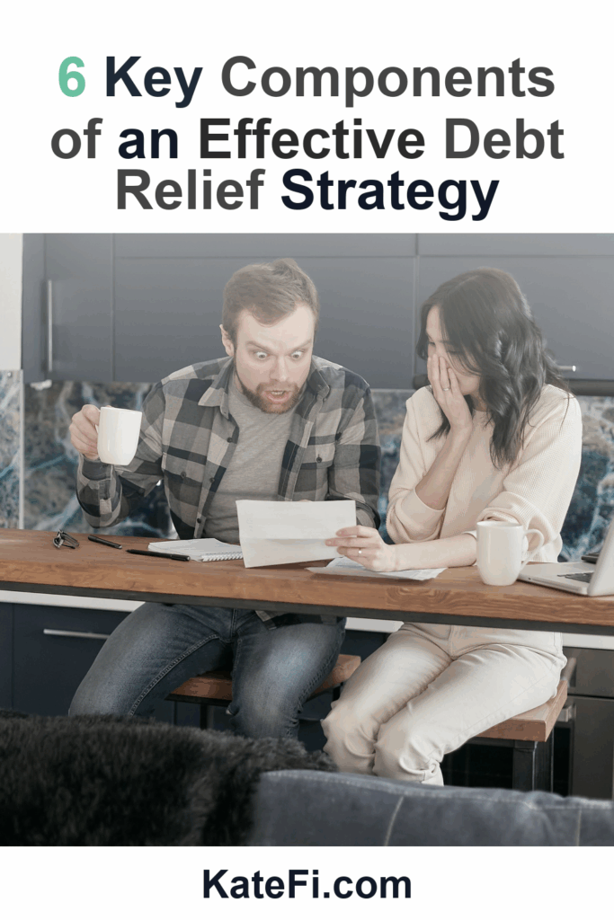6 Key Components of an Effective Debt Relief Strategy – Pinterest cover