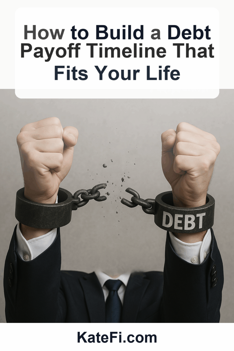 How to Build a Debt Payoff Timeline That Fits Your Life – Pinterest cover