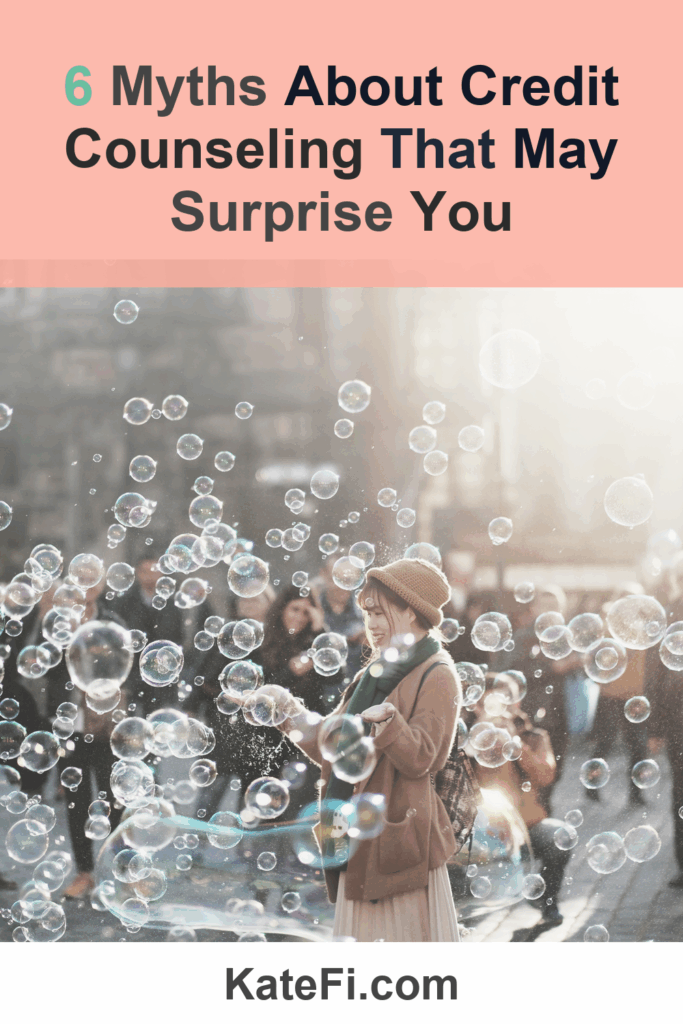 6 Myths About Credit Counseling That May Surprise You – Pinterest cover