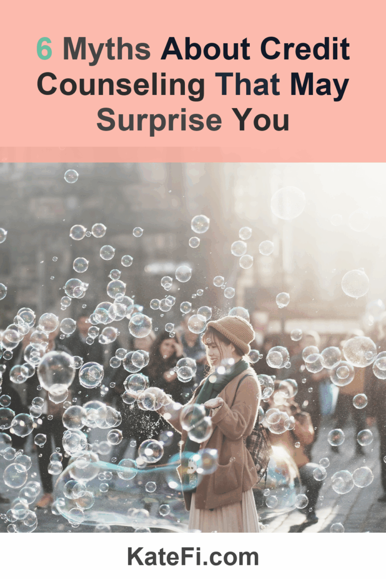6 Myths About Credit Counseling That May Surprise You – Pinterest cover