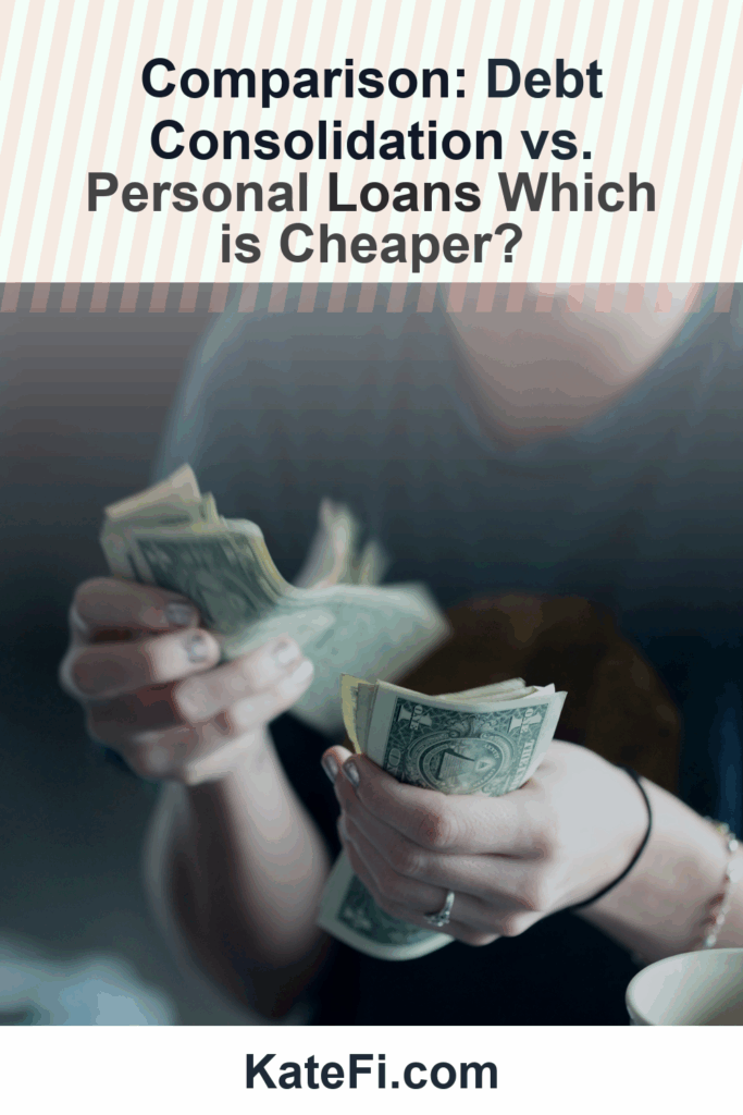 Comparison: Debt Consolidation vs. Personal Loans Which is Cheaper? – Pinterest cover