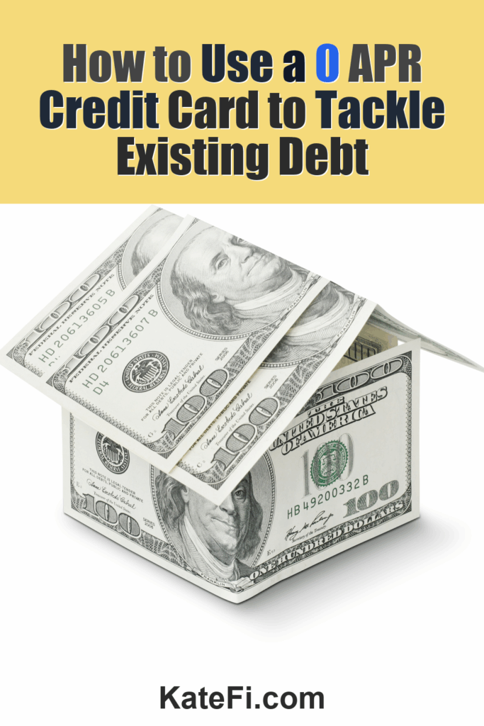 How to Use a 0 APR Credit Card to Tackle Existing Debt – Pinterest cover