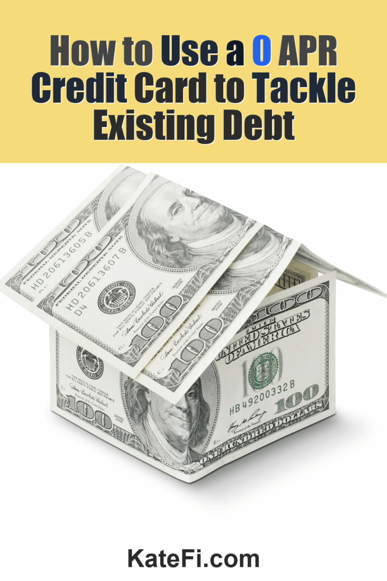 How to Use a 0 APR Credit Card to Tackle Existing Debt – Pinterest cover