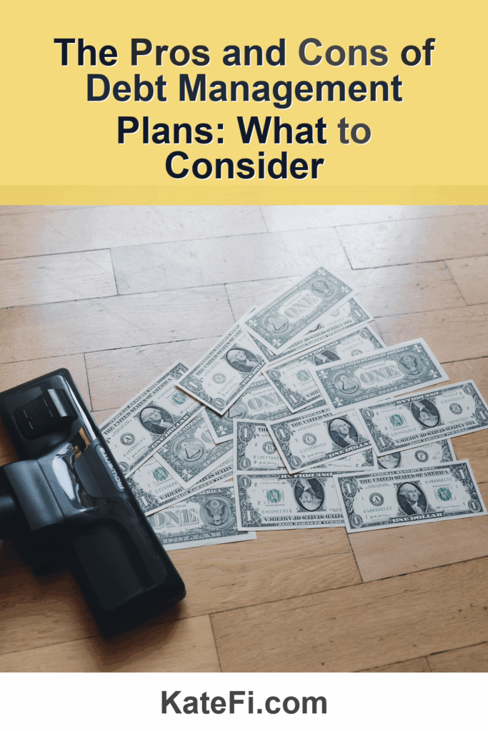 The Pros and Cons of Debt Management Plans: What to Consider – Pinterest cover