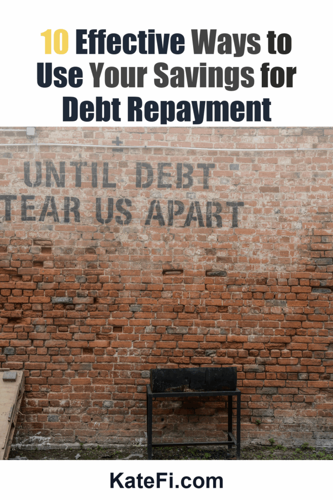 10 Effective Ways to Use Your Savings for Debt Repayment – Pinterest cover