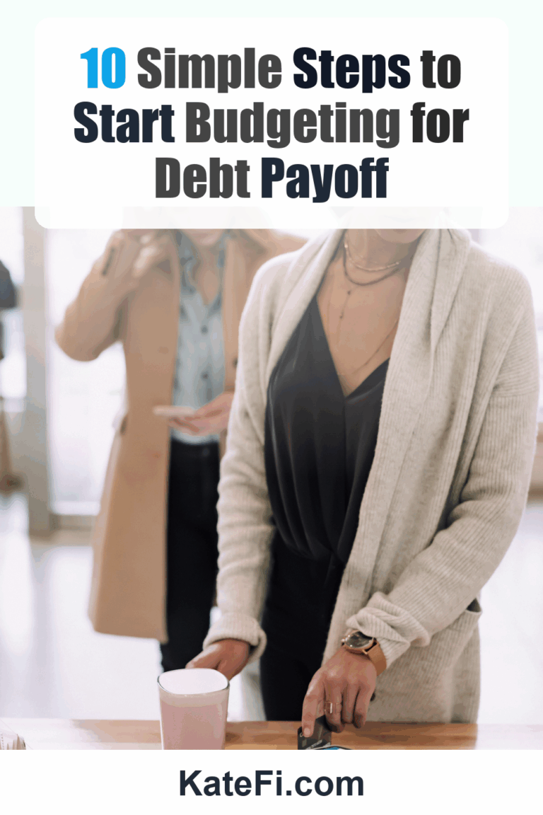 10 Simple Steps to Start Budgeting for Debt Payoff – Pinterest cover