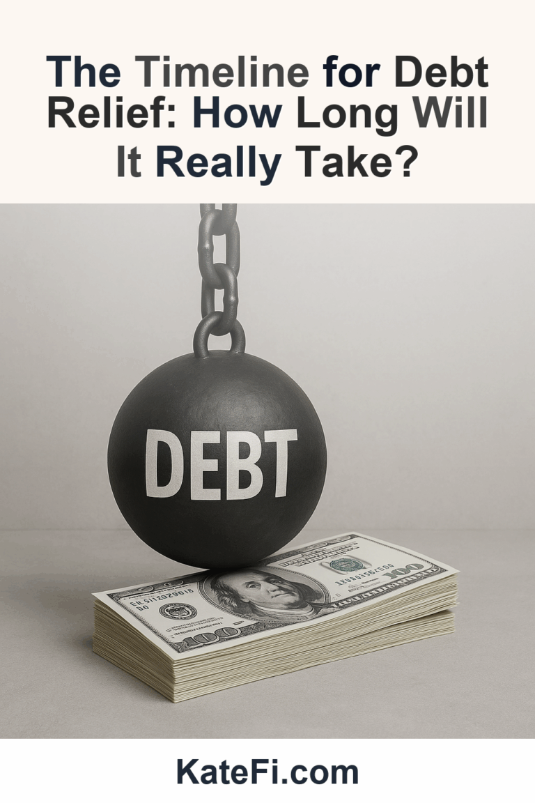The Timeline for Debt Relief: How Long Will It Really Take? – Pinterest cover