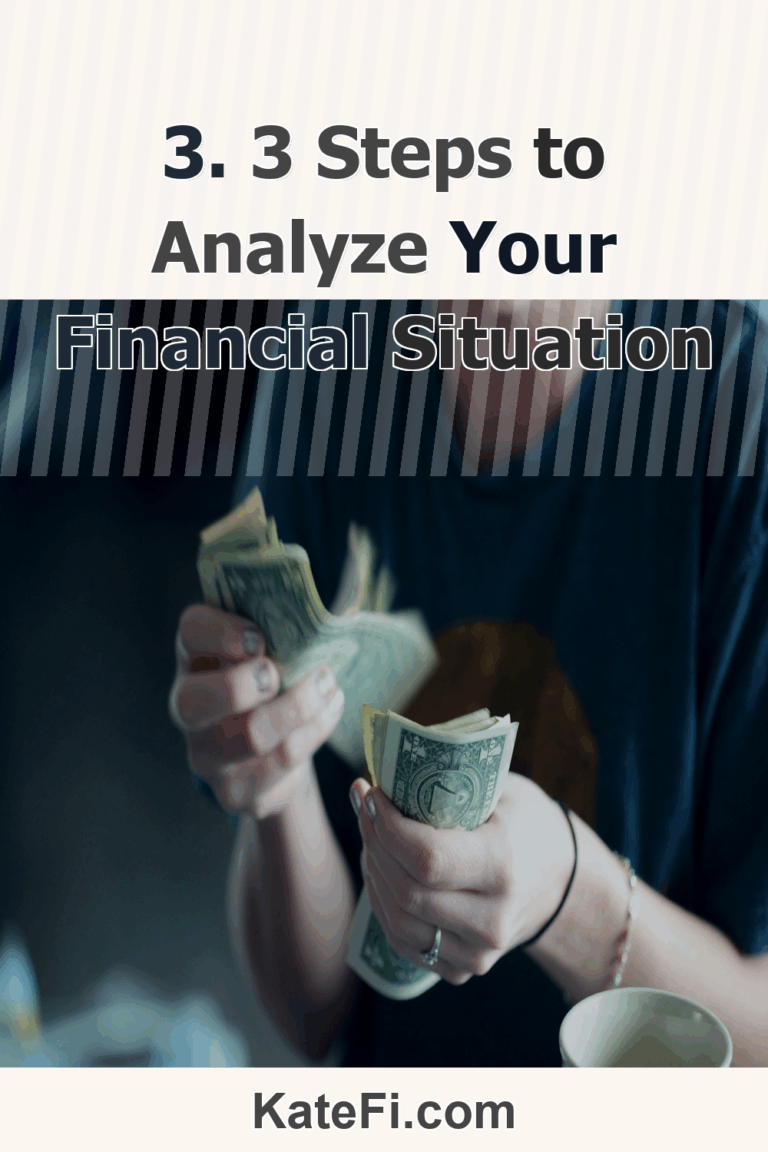 3. 3 Steps to Analyze Your Financial Situation