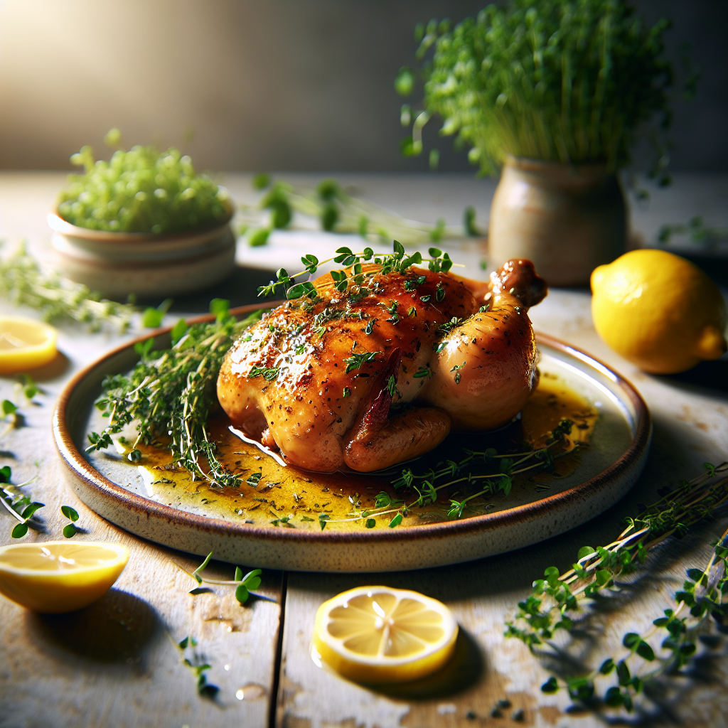 Savor Every Bite: Irresistible Lemon Herb Chicken with a Twist