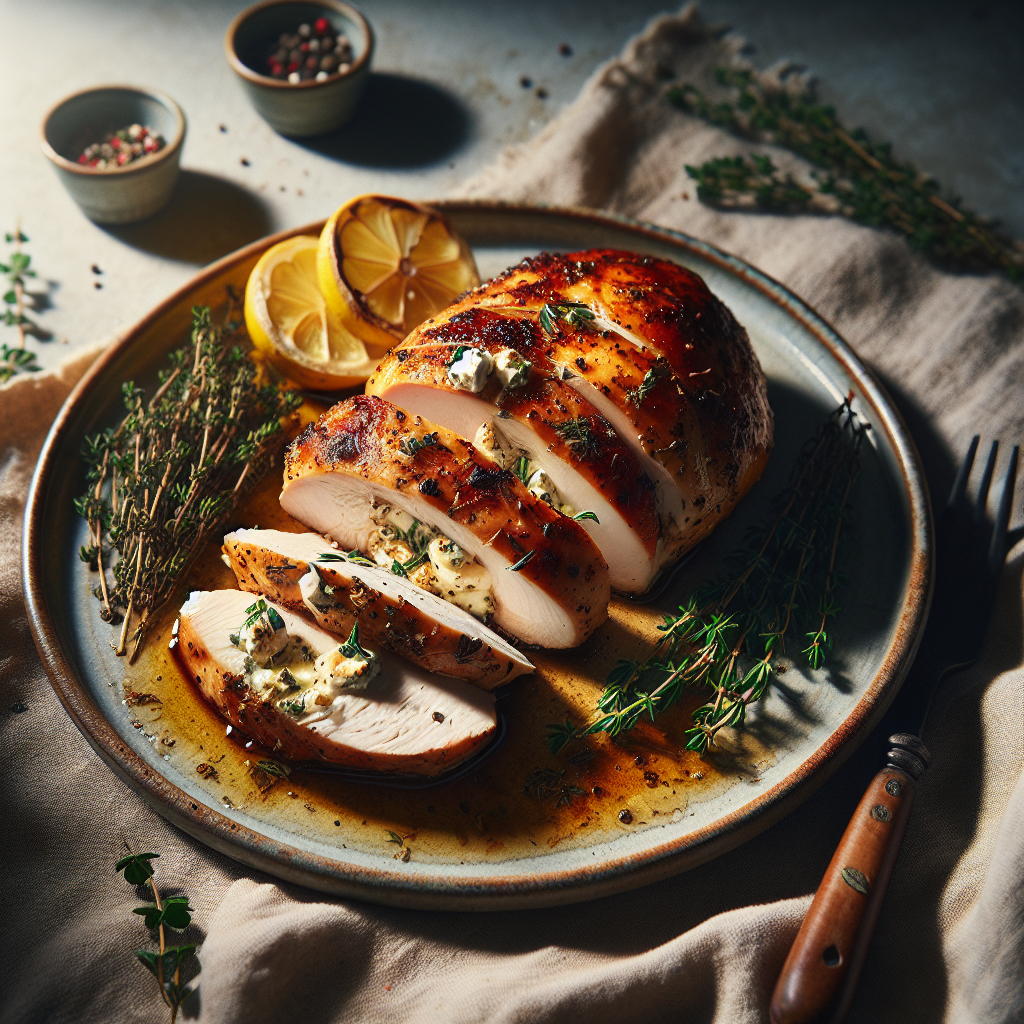 Easy and Tasty: Baked Feta and Herb-Stuffed Chicken Breasts
