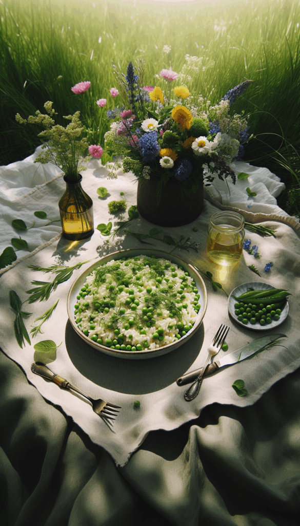 Savor the Seasons: Fresh and Flavorful Spring Pea Risotto – easy budget-friendly recipe for Pinterest, meal prep, and family dinners.
