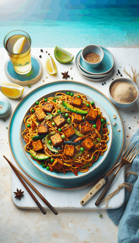 Spicy Szechuan Noodles with Crispy Tempeh: A Vegan Feast – easy budget-friendly recipe for Pinterest, meal prep, and family dinners.