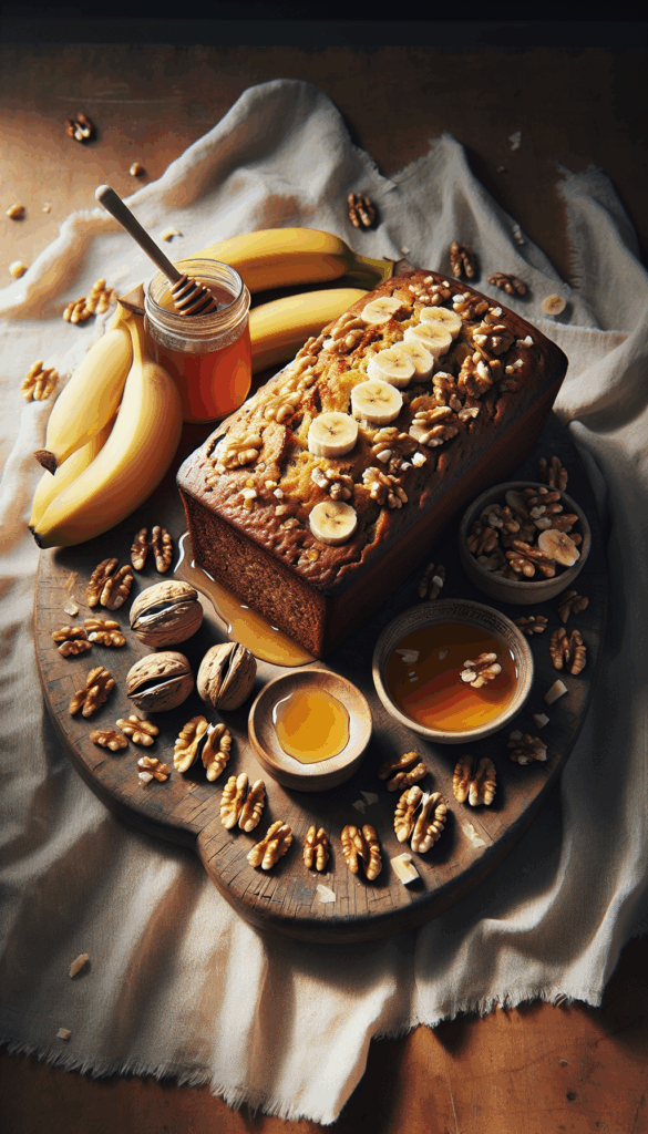Deliciously Moist Banana Bread with Wholesome Ingredients