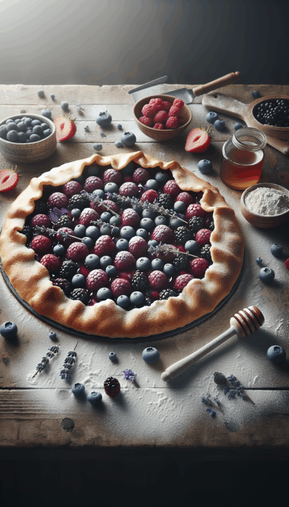 Simple Yet Stunning Fresh Berry Galette with Lavender Honey – easy budget-friendly recipe for Pinterest, meal prep, and family dinners.