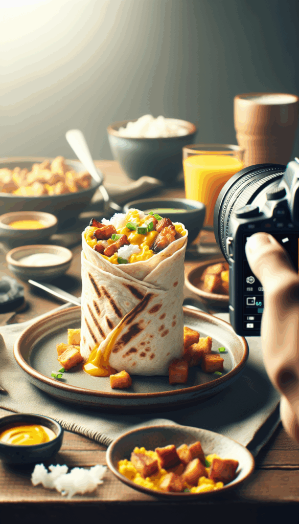 Mega-Power Breakfast Burrito for the Hustle and Bustle