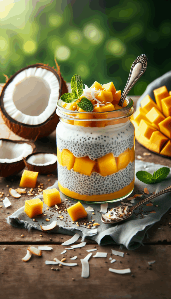 Refreshing Mango Coconut Chia Pudding for Summer