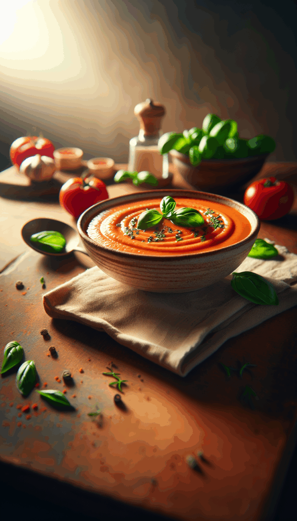 Creamy Tomato Basil Soup for Hustlers Who Love a Savvy Sip
