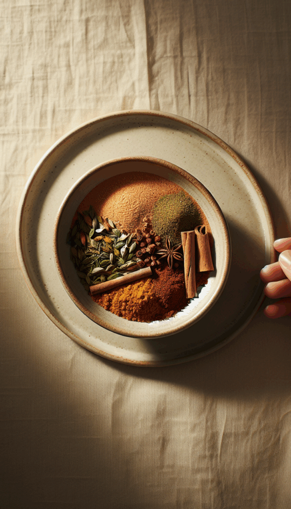 Warm and Spicy Chai Latte Mix for Cozy Days – close-up, Pinterest-ready plated recipe photo