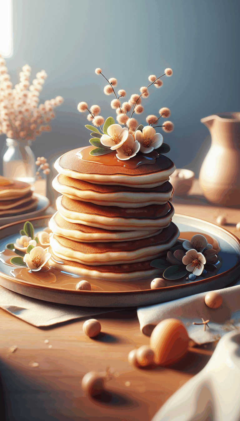 Savor the Secret to Fluffy Homemade Pancakes Every Time – close-up, Pinterest-ready, budget-friendly recipe.