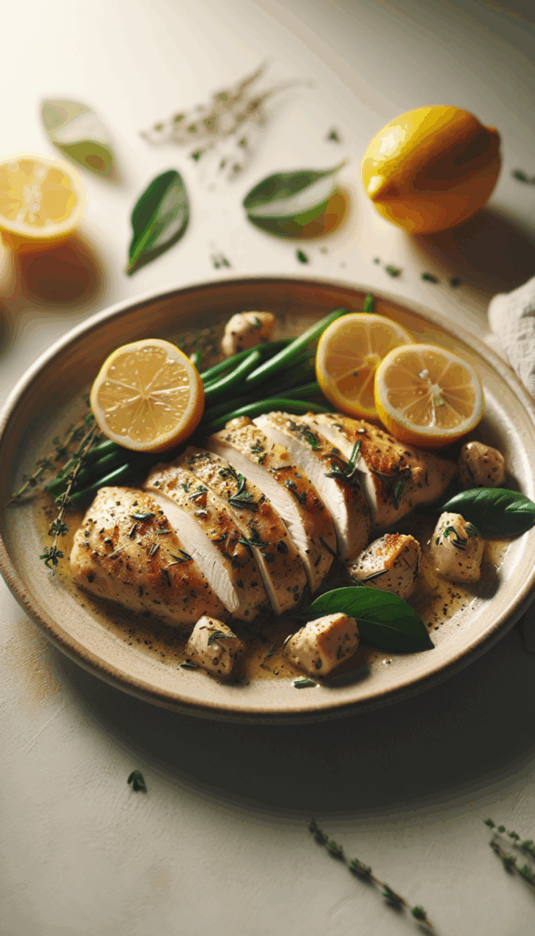 Zesty Lemon Herb Chicken: A Weeknight Dinner Hero – close-up, Pinterest-ready plated recipe photo