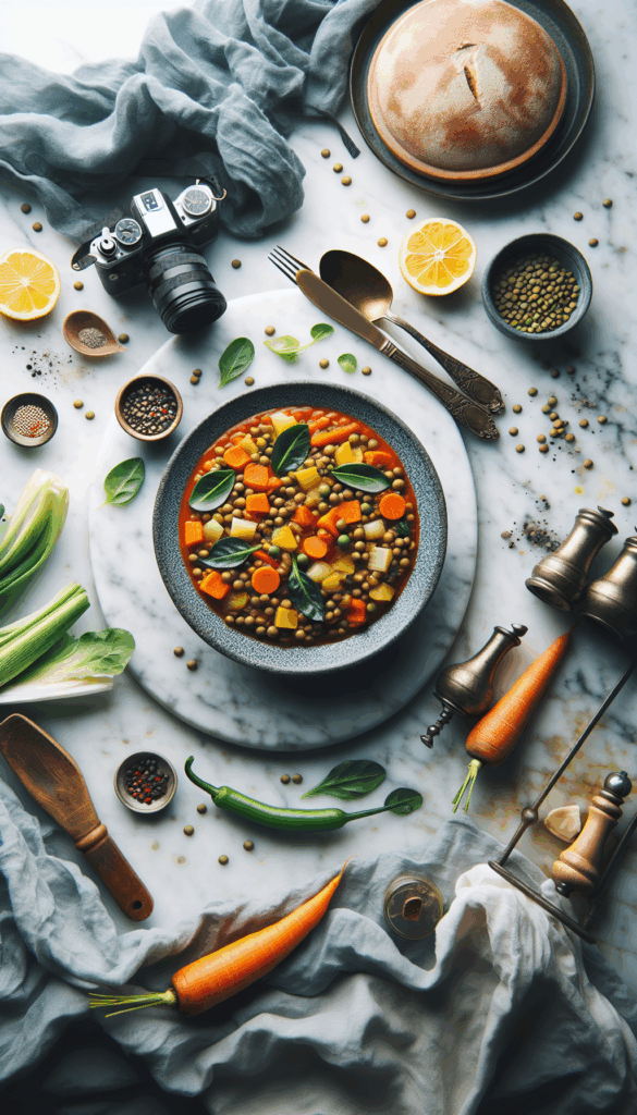 Hearty Vegetable Lentil Stew: A Bowl of Comfort – easy budget-friendly recipe for Pinterest, meal prep, and family dinners.