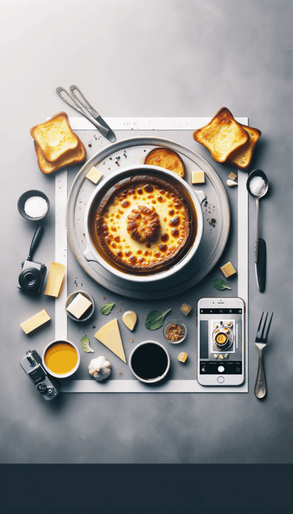 Classic French Onion Soup with a Cheesy Crust – easy budget-friendly recipe for Pinterest, meal prep, and family dinners.