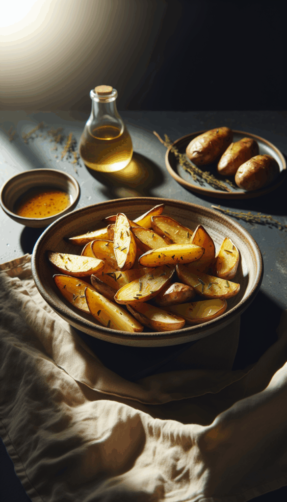 Baked Potato Wedges on a Dime While Setting Up Your Etsy Shop