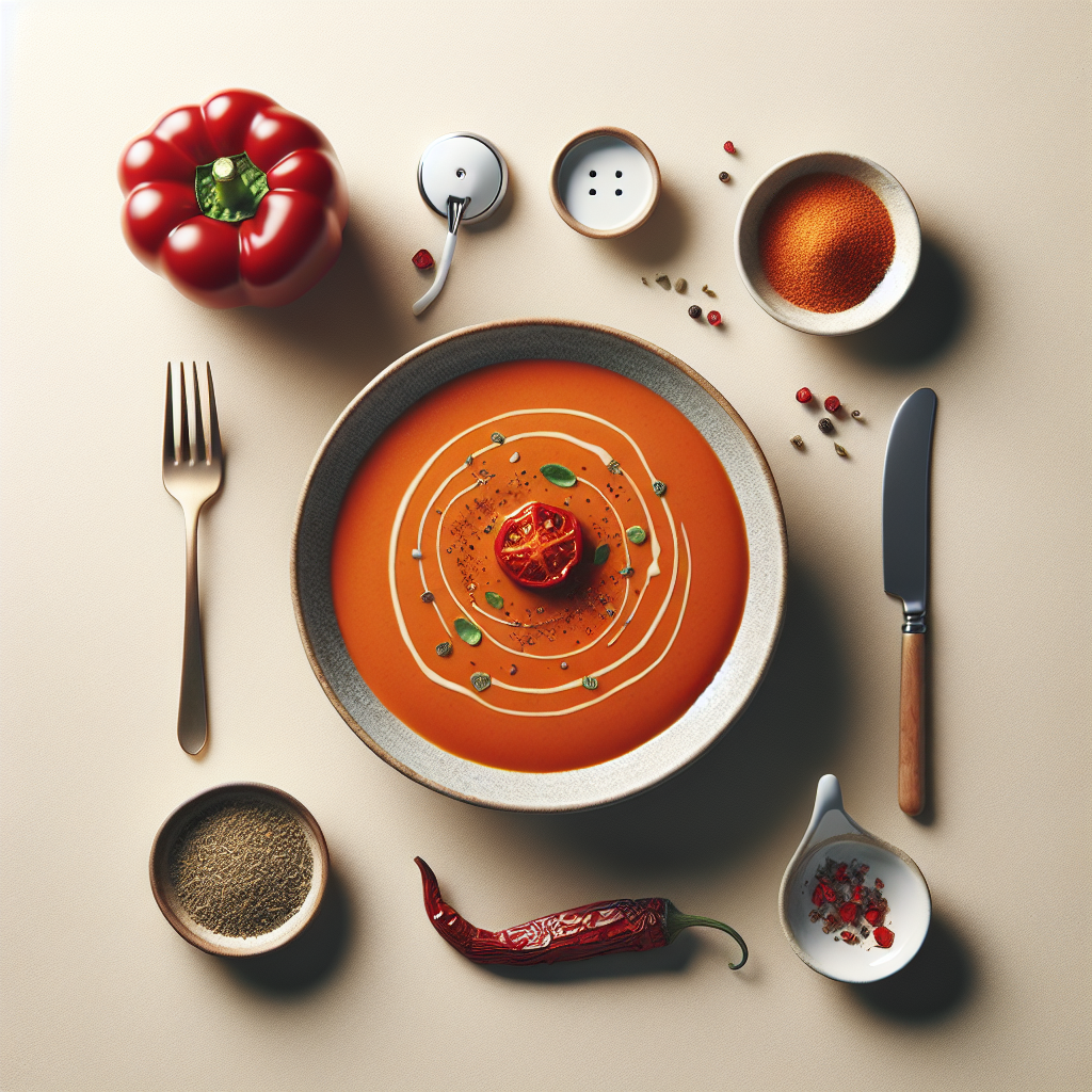 Comfort in a Bowl: Creamy Roasted Red Pepper Soup That’s Soup-erb