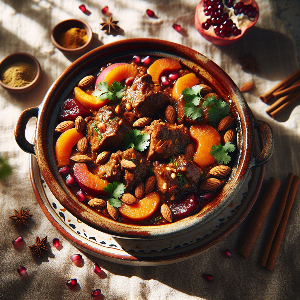 Mouthwatering Moroccan Spiced Lamb Tagine Recipe