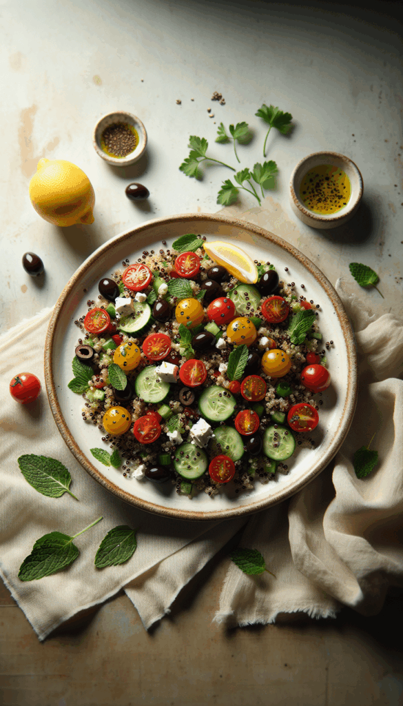 Savor the Flavors: Mediterranean Quinoa Salad Delight